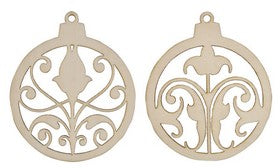 KaiserCraft - Wood Flourishes - Bauble Pack 2