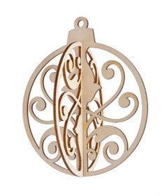 KaiserCraft - 3D Wood Flourishes - Bauble Pack 2