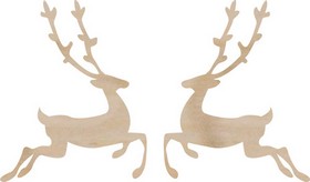 KaiserCraft - Wood Flourish - Reindeer