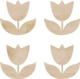 KaiserCraft - Wood Flourish - Tulips (4pk)