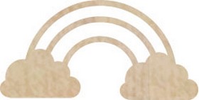 KaiserCraft - Wood Flourish - Rainbow