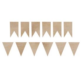 KaiserCraft - Wood Flourish - Pennants