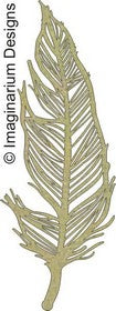 Imaginarium Designs - Designers - Skeletal Feather - Large