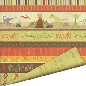 Imaginisce - Dinosaur Roar Collection - Bedrock - 12 x 12" Paper