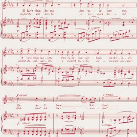 Jenni Bowlin Studio - Red Love Song Paper