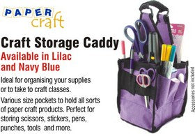 Paper Craft - Craft Storage Caddy - Lilac