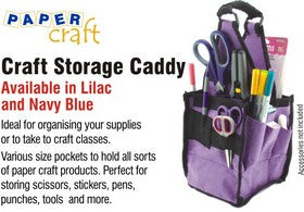 Paper Craft - Craft Storage Caddy - Lilac