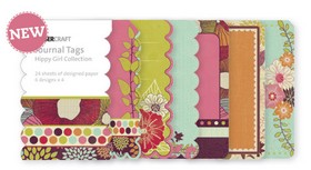 KaiserCraft - Hippy Girl - Mini Journaling Tags
