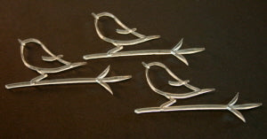 RW Laser Cuts - Sweet Bird Set - Acrylic - Pack of 3