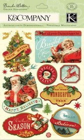 K & Co - Evergreen Collection - Santa - Grand Adhesions