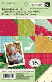 K & Co - Evergreen Collection - 4x6" Designer Mat Pad