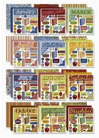 Karen Foster - School Days - Calendar Kit - Micro Bundle