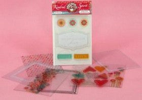 Ruby Rock It - Kindred Spirit Collection - ATC Glitter Transparencies
