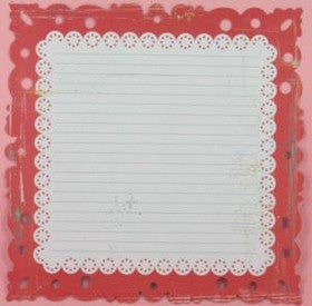 Ruby Rock It - Kindred Spirit Collection - 12x12" Cardstock - Square Die Cut