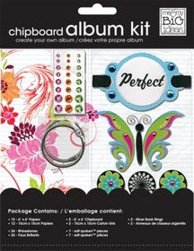 Me & My Big Ideas - Sassy - Perfect 6x6" Chipboard Album Kit