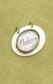 Making Memories - Vintage Groove - Pendant Believe