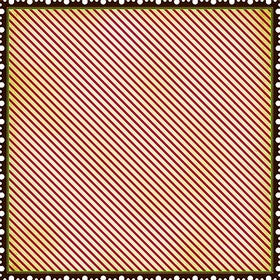 Making Memories - Noel Collection - Postage Stripe - 12x12" Single Sided Die Cut Paper