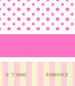 Making Memories - Je t'Adore Collection - Embellishments - Trimmings