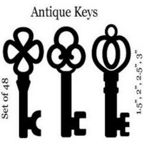 Maya Road - Fresh Chipboard Set - Antique Keys