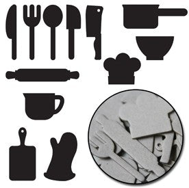 Maya Road - What's Cookin Mini Chipboard Set
