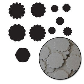 Maya Road - Chipboard - Doily Flowers - Chipboard Set