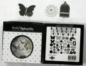 Bella - Melrose Vintage Collection - Chipboard Icons