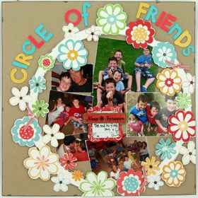 Bella! - Me & You Circle of Friends 12x12" Layout kit plus 3 cards