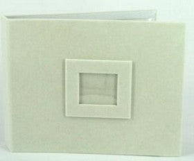 Bella - DIY Album - White Velvet - D Ring