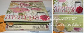 Aussie Scrap Source - Floral Awards Folder Kit