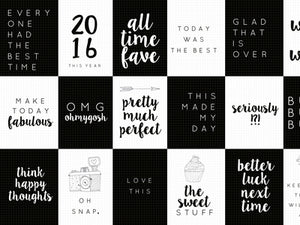 KaiserCraft - My Year, My Story Collection - 12x12" Paper - Good and Bad