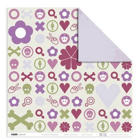 KaiserCraft - Paper 12"x12" Skull Girl Collection "Spoilt"