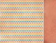 KaiserCraft - Peachy Keen Collection - Super - 12x12" Paper - P494