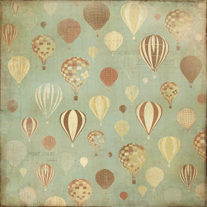 KaiserCraft - Up Up & Away Collection - 12x12" Paper - Moon Ride