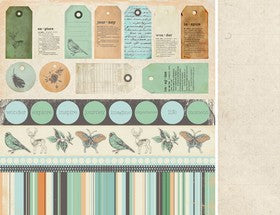 KaiserCraft - Secret Bird Society Collection - 12x12" Paper - Conceal