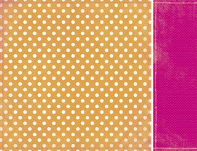 KaiserCraft - Candy Lane Collection - Mango Drops - Paper 12x12" - P576