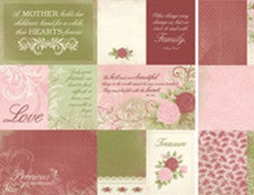 KaiserCraft - English Rose Collection - Charlotte - Paper 12x12" - P602