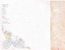 KaiserCraft - Pink Gelato Collection - Vanilla - Paper 12x12"