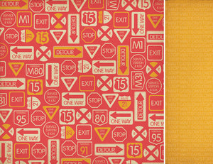 KaiserCraft - Paper 12x12" Little Toot Collection - Bang