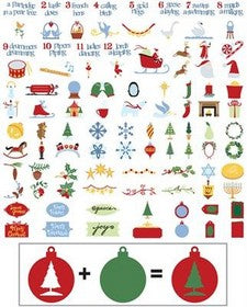 Provo Craft - Cricut Cartridge - Joys of the Season