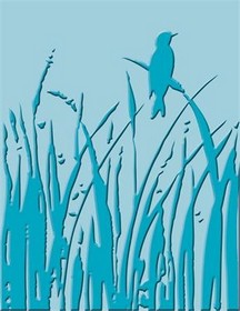 Provo Craft - Cuttlebug - Bird Call - Embossing Folder