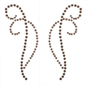 KaiserCraft - Pearls - Decorative Flourish - Chocolate