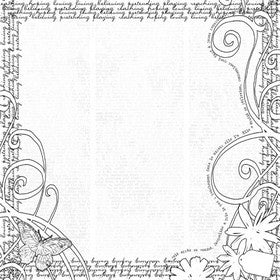 Prima - Paintable - Boarders - 12x12" Paper