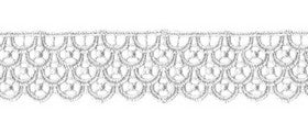 Prima - Lace - 1m - Cream