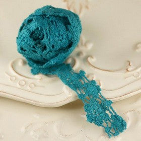 Prima - Lace - 1m - 20mm Turquoise