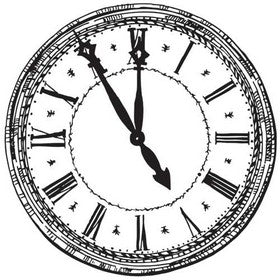 KaiserCraft - Clock Face - Printed Acetate - Specialty Paper