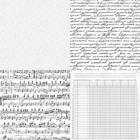KaiserCraft - Four Corners - Printed Acetate - Specialty Paper 12x12"