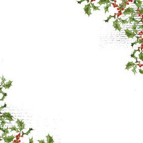 KaiserCraft - Holly - Printed Acetate - Specialty Paper 12x12"