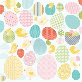 KaiserCraft - Fine & Sunny Collection - Forecast - Specialty Paper 12x12" - Gloss Varnish