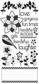 KaiserCraft - Peachy Keen Collection - Black & White Rubons