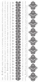 KaiserCraft - After Five Collection - Black Rubons